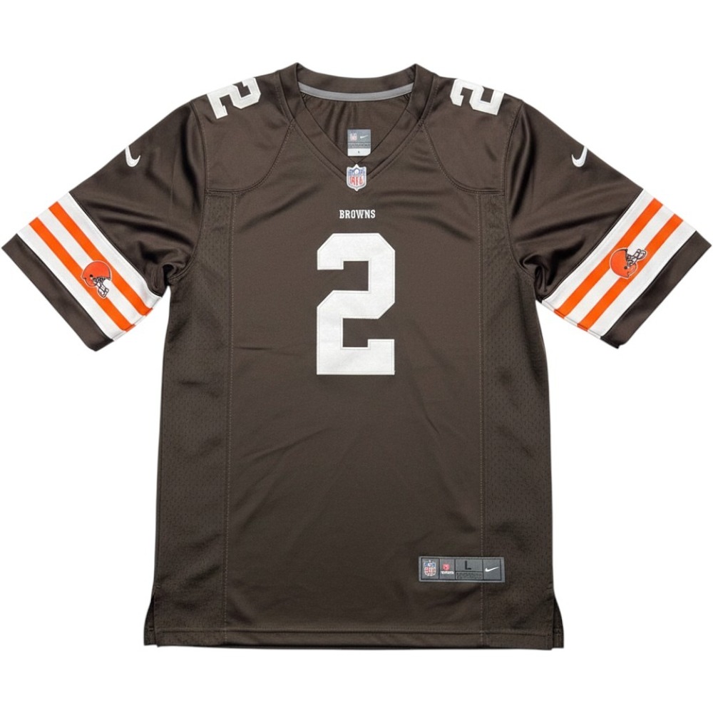Nike Cleveland Browns Johnny Manziel 2 Jersey Mens Large Brown NFL Football